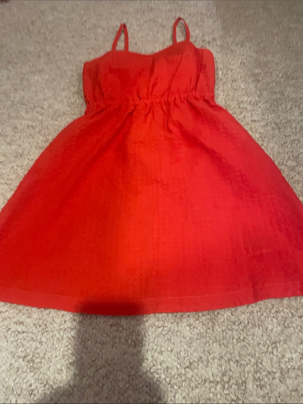 Old Navy Red Spaghetti-Strap Casual Dress